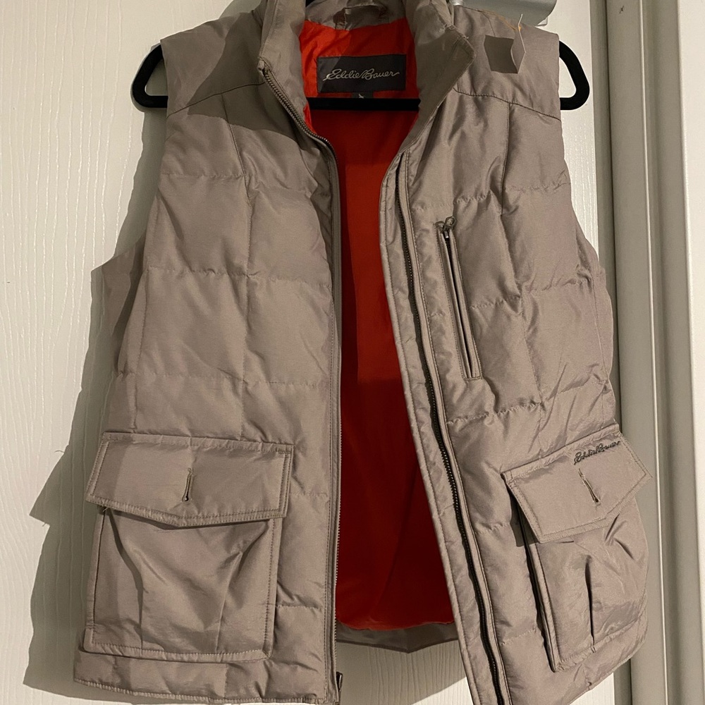 eddie bauer puffy / utility vest